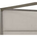 Danette Zenith Taupe Grey Canopy Bed, King